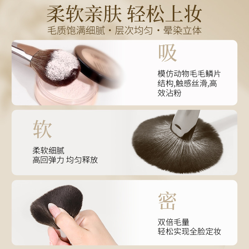 SIXPLUS西朴西化妆套刷11支柔软眼影刷散粉腮红刷新手首套化妆刷,淘宝优惠券,粉丝福利购,淘宝优惠卷