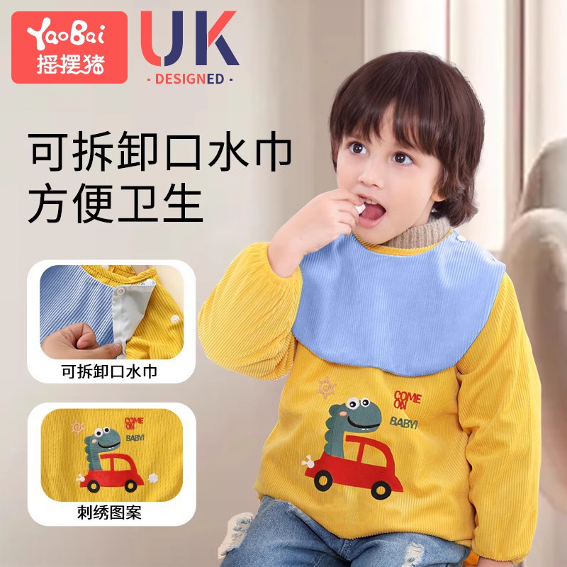 2025 new children's smock corduroy autumn and winter outer wear