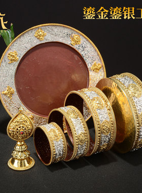 藏村铜鎏金鎏金尼泊尔手工摆件