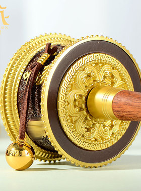 客厅家用转动桶民族风装饰品摆件