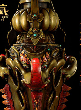 藏村尼泊尔进口客厅金刚宝杵摆件