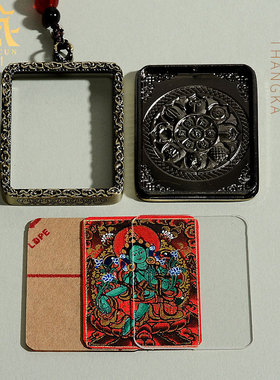 民族风饰品西藏手绘小唐卡