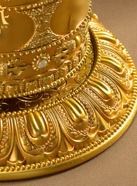 藏村家用转轮西藏式转轮摆件