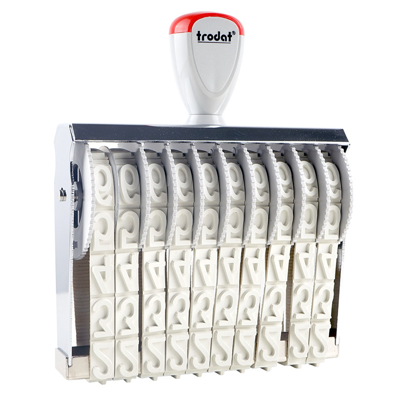 卓达10位数字章组合转轮印章成品章 卓达安利印成品印章/学生用印