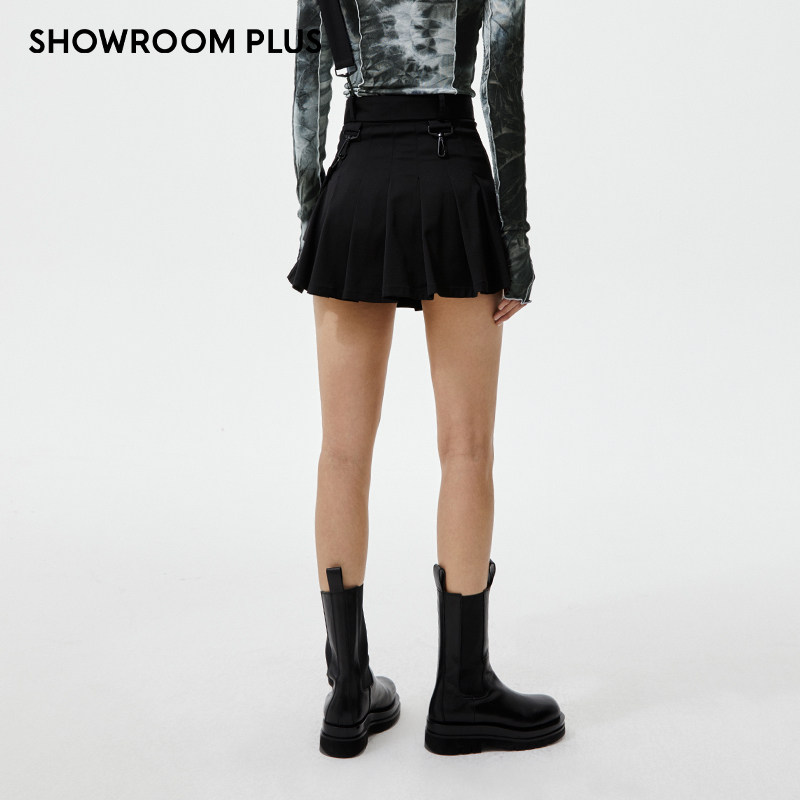 原宿风高腰女子防走光裤裙半身裙 showroomplus半身裙