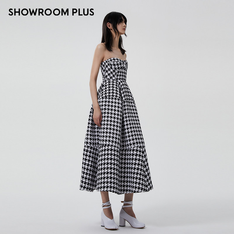 showroomplus2021设计感礼服裙子 showroomplus连衣裙