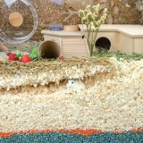 Niteangel ait топольский дерево бритье бритье золото шелковое медведь без пыли для зимнего пейзажа специальная куппа