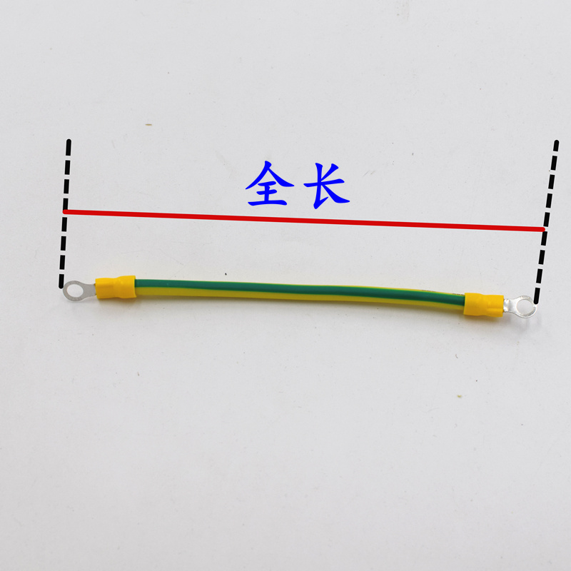 6平方纯铜光伏板接地线黄绿双色接地线桥架跨接线机房设备线4 2.5-图3