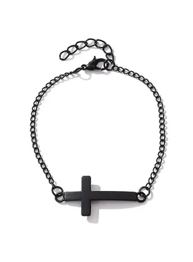 十字架热卖手链圣骑士饰品外贸欧美个性手镯合金