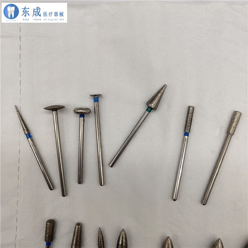 牙科低速直机金刚砂磨头车针技工打磨工具齿科口腔材料 - 图1