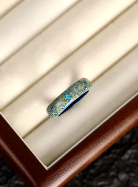 非遗纯手工天然大漆戒指国风高档复古指环对戒复古国风文玩