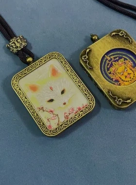 景区吊坠十二生肖纪念品非手绘唐卡八大守护神佛系