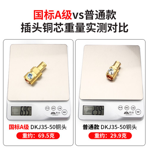 电焊机快速接头配件大全焊把线插头插座欧式国标全铜接线端子公母 - 图0