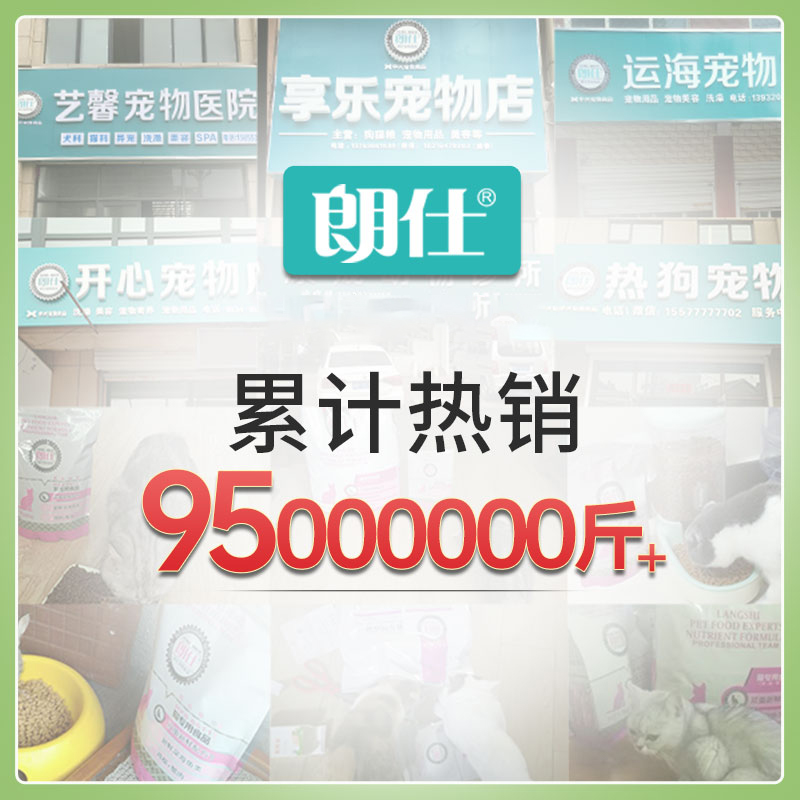 朗仕猫粮幼猫成猫10kg品牌排行榜英短美短蓝猫价鲜肉全阶段20斤装