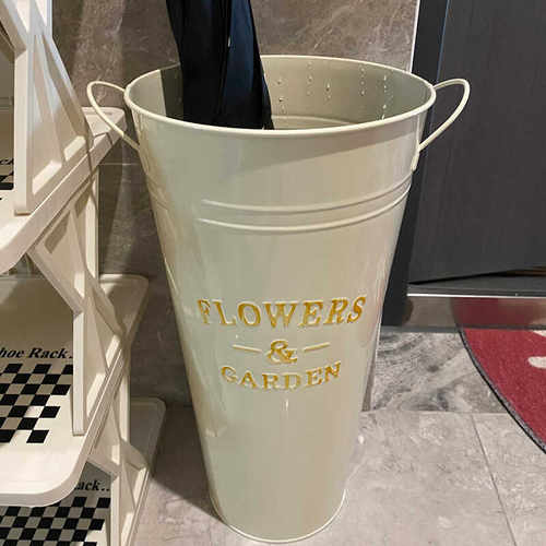 小红书同款雨伞收纳架家用入户门口玄关放伞神器装伞桶铁皮醒花桶 - 图2