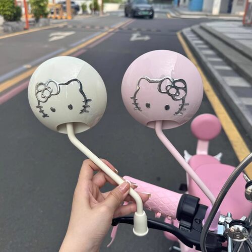 哈喽Kitty电动车装饰小配件diy电瓶车后视镜可爱卡通防水立体贴纸 - 图2
