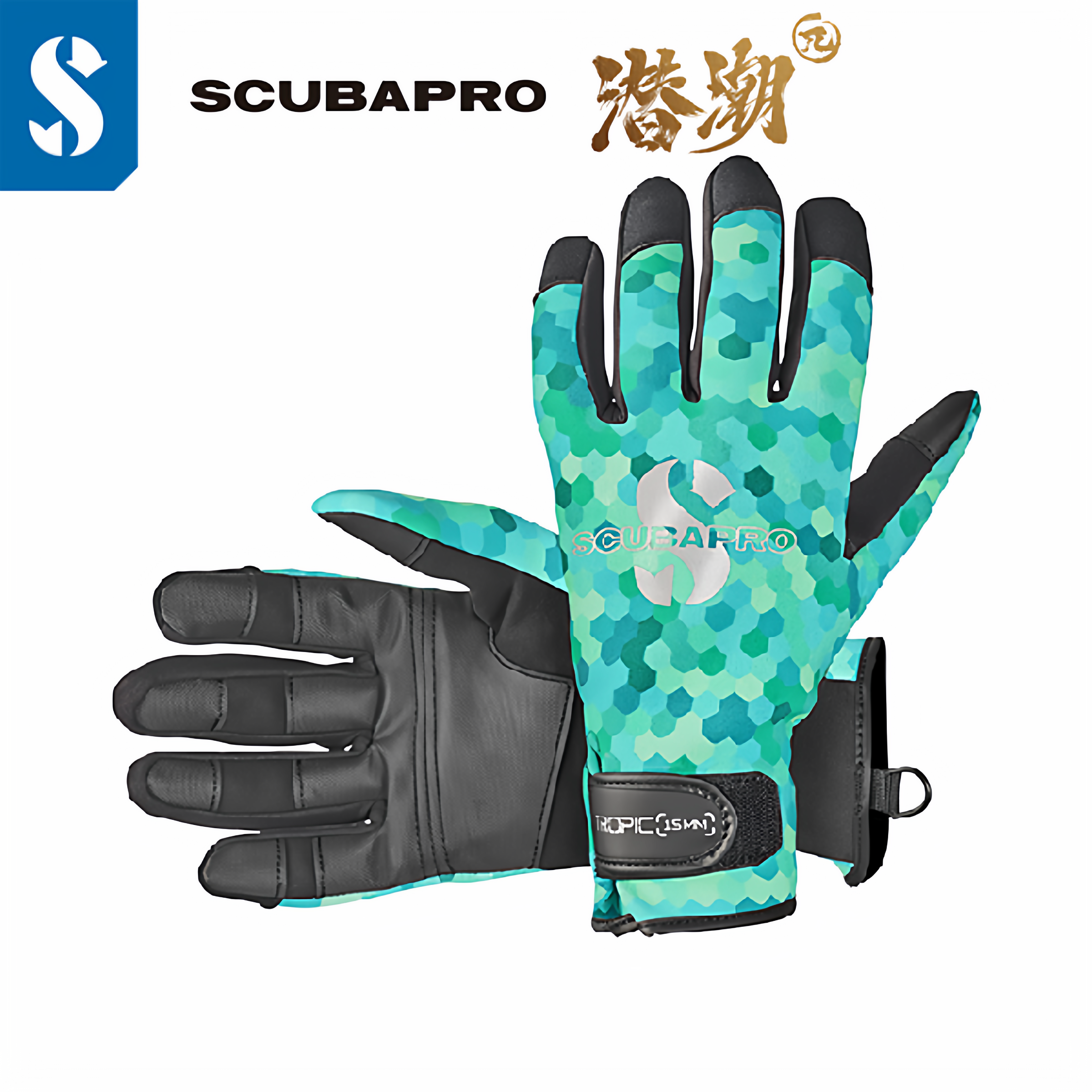 美国Scubapro Tropic 1.5mm潜水手套专业装备多色 浮潜保护手耐磨 - 图0