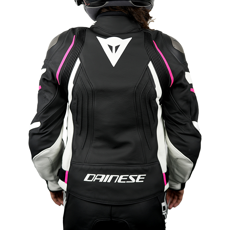 DAINESE/丹尼斯AVRO 4女士皮衣牛皮摩托车骑行服冬季保暖防摔夹克