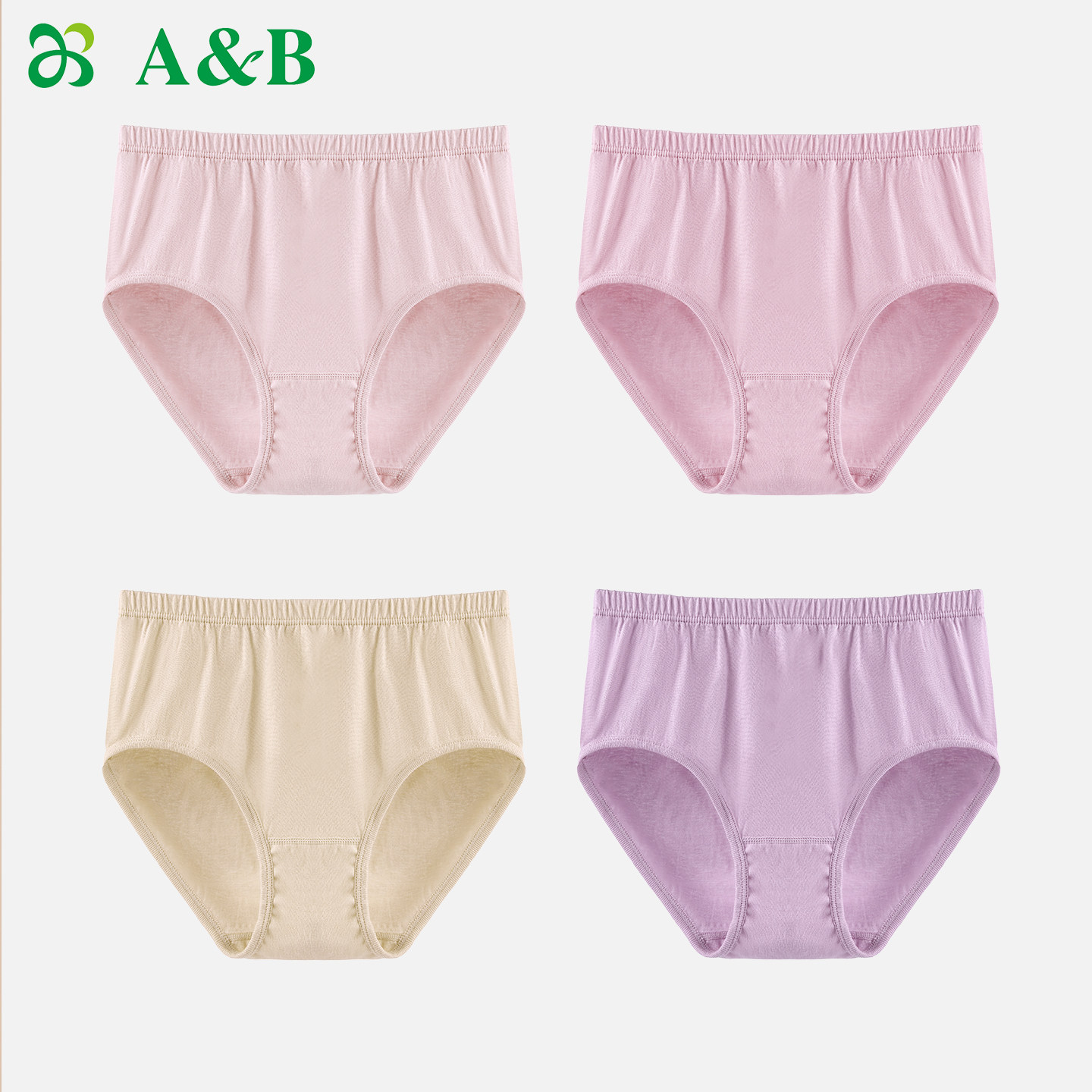 ab内裤【4条装】女纯棉内衣高腰大码三角裤中老年妈妈裤L638,淘宝优惠券,粉丝福利购,淘宝优惠卷