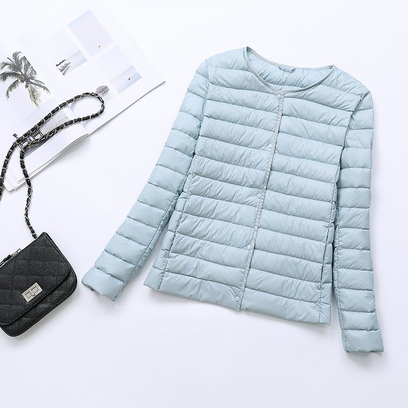 2019新款反季轻薄圆领保暖羽绒服 欧沃森羽绒服