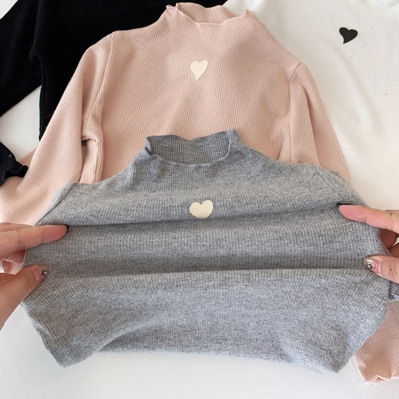 女童打底衫秋装半高领2025新款韩版洋气儿童T恤内搭宝宝打底上衣,淘宝优惠券,粉丝福利购,淘宝优惠卷