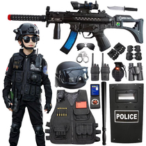 Child Special Soldier Toy Gun Suit Boy Military Uniform Emulation Outdoor Cs Special Police Clothing Long Sleeve Small Police Equipment