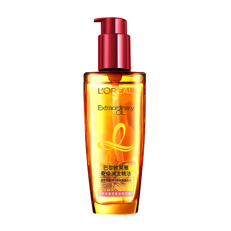 欧莱雅护发油奇焕润发修护染烫精油 隆蕊居家日用发膜/护发产品