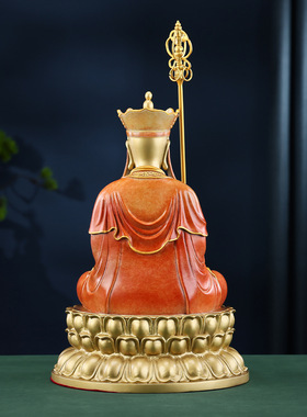 热销地藏王铜佛像摆件