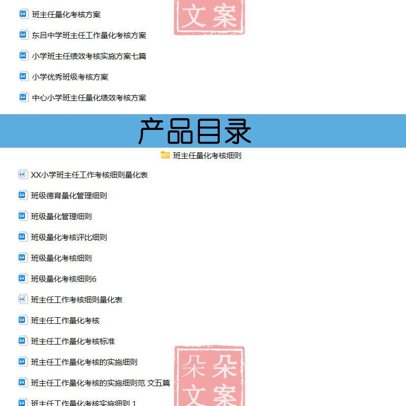 小学班主任量化考核方案细则评分表德育考核表及班主任量化考核表 - 图1