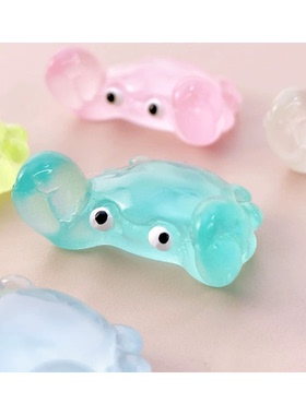 夜光小螃蟹 diy手工配件发饰创意装饰材料仿真摆件抖音对对碰