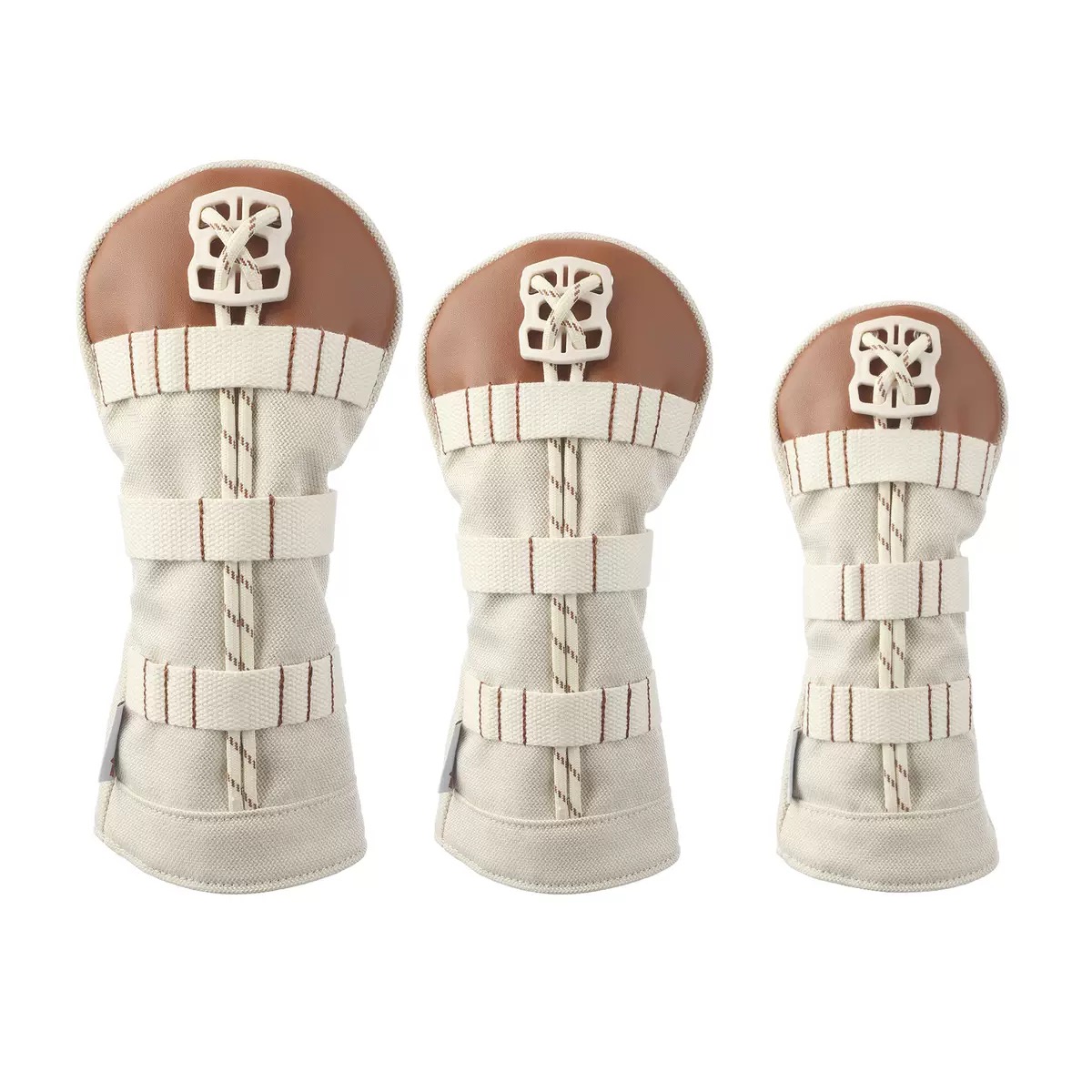 新款高尔夫木杆套杆头套一号木可收纳球钉果岭叉多功能球杆保护套 - 图3