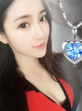 七夕情人节送女友立体项链锁骨链