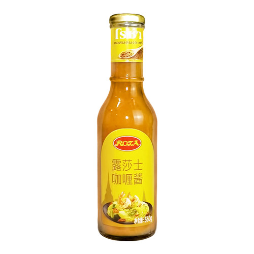 露莎士咖喱酱560g即食咖喱酱黄咖喱块鸡块速食牛肉咖喱饭拌饭酱 - 图3