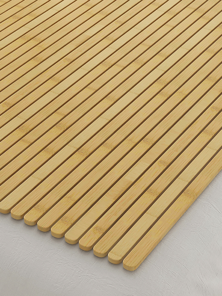 浩竹折叠竹板床板垫片整块凉席加硬超薄定制护腰硬竹床垫环保实木 - 图2
