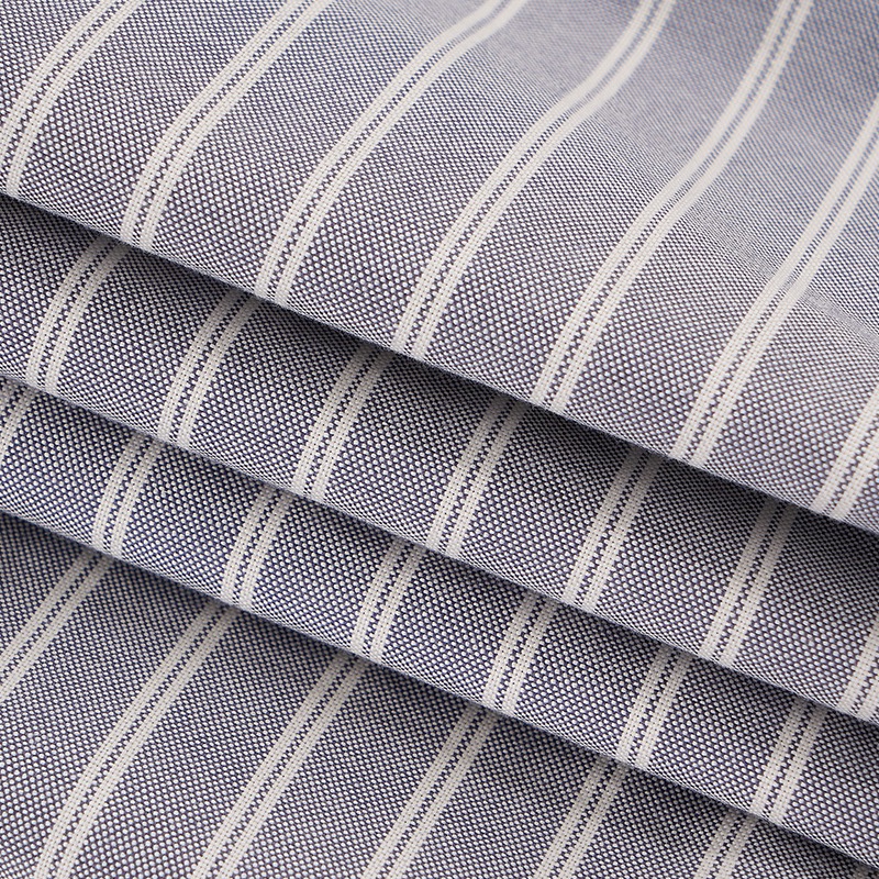 CLUB MONACO男装纯棉贴袋式活力青春蓝白条纹衬衫 - 图3