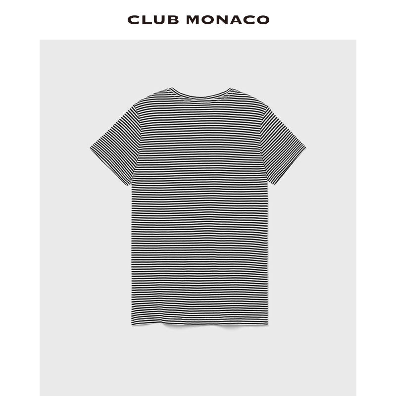 【品牌经典】CLUB MONACO女装LEARY纯棉圆领慵懒基础款T恤短袖 - 图2