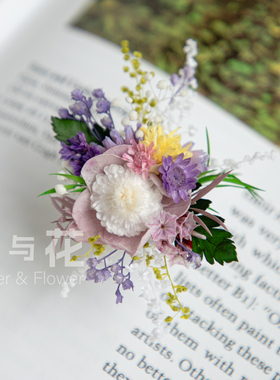 真花戒指森系风永生指环花拍照