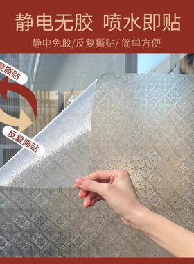 窗户卫生间隐私贴膜防走光复古