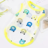 Собачья одежда домашние животные летняя тонкая охлаждающая одежда плюшевая мусорная корзина -вип -пейзажная весна и осенний солнцезащитный крем