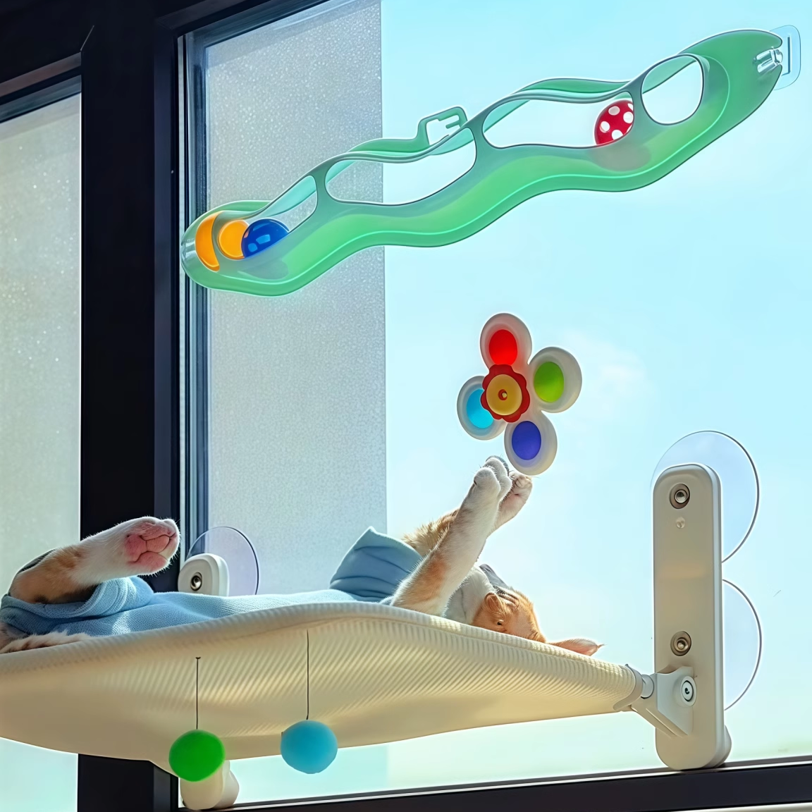 猫咪玩具吸盘转转乐自嗨解闷神器猫咪狗狗消耗体力逗猫棒宠物用品,淘宝优惠券,粉丝福利购,淘宝优惠卷