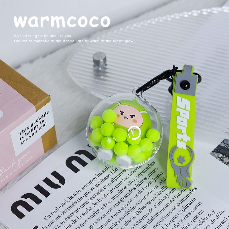 「warmcoco」原创设计网球挂件可爱周边钥匙扣书包挂饰运动纪念品 - 图0