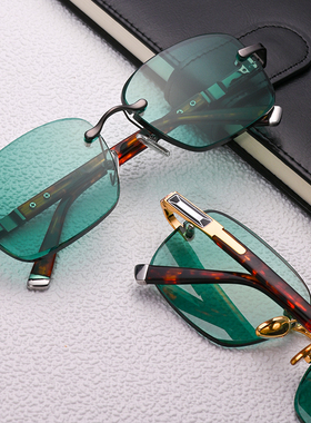 天然水晶眼镜箫秒复古