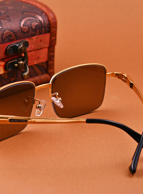 男士水晶石墨镜东海天然方形清凉