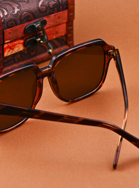 水晶石中老年眼镜护目天然全框