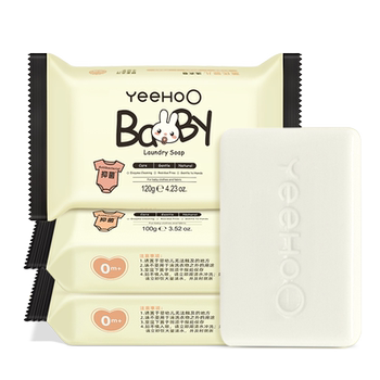 英氏婴儿洗衣皂儿童肥皂婴幼儿宝宝专用抑菌去污洗内衣裤尿布香皂实付29元到手包邮