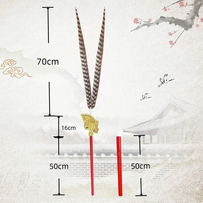 祭孔祭炎帝黄帝大典八佾舞翟籥道具开学祭礼乐舞文舞生佾生手羽,淘宝优惠券,粉丝福利购,淘宝优惠卷