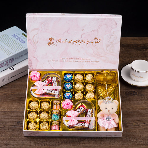 520情人节生日礼物德芙巧克力礼盒装零食送女朋友老婆 - 图3