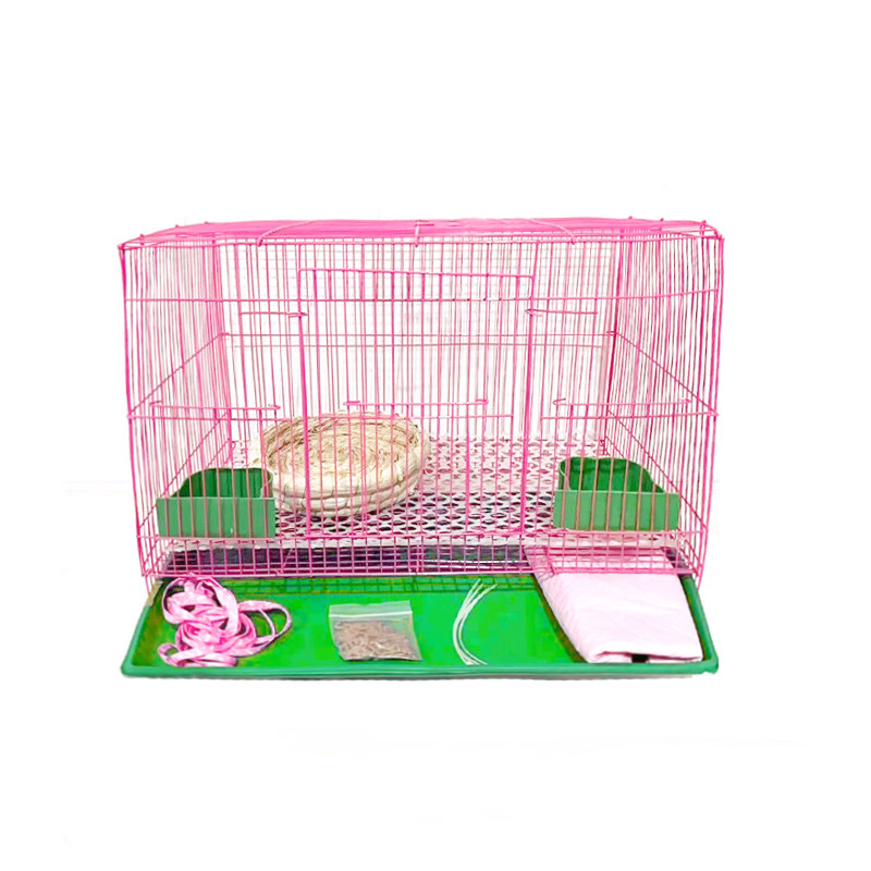 宠物兔笼子荷兰猪豚鼠笼松鼠笼垂耳兔养殖笼自动清粪兔窝大号包邮,淘宝优惠券,粉丝福利购,淘宝优惠卷