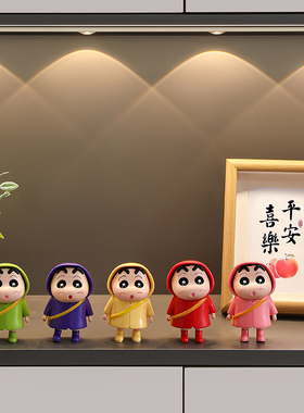 蜡笔小新入户门玄关摆件新居礼物