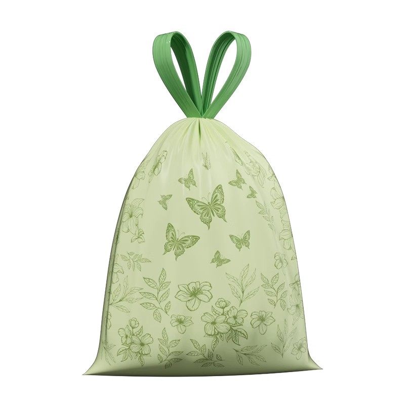 新品加厚款春日山茶小熊印花垃圾袋塑料袋清仓大容量抽绳式清洁袋,淘宝优惠券,粉丝福利购,淘宝优惠卷